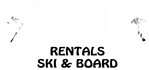 AMR Ski Shop White Logo